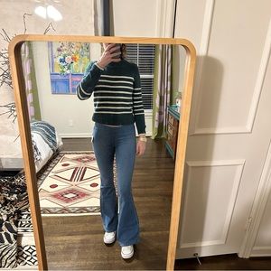 TAGS ATTACHED We the Free elastic waistband bell bottom jeans